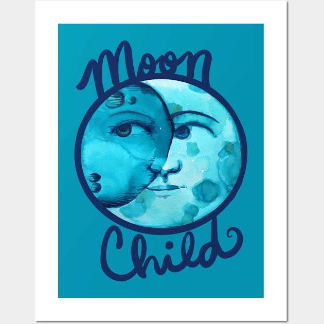 Moonchild Wall Art by bubbsnugg